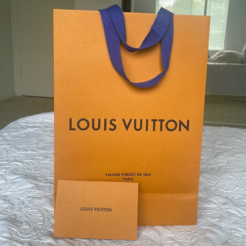 Louis Vuitton Shopping Bag & receipt envelope